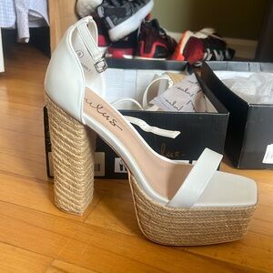 Lulus Amory White Heels